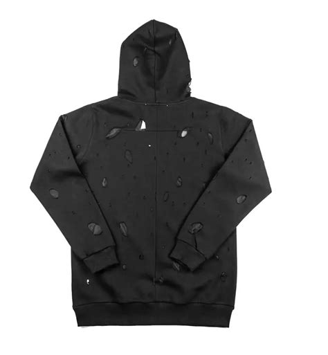 givenchy destroyed hoodie|givenchy hoodie with holes.